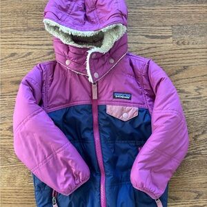 Patagonia Pink and Navy Jacket Reversible Jacket